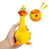 Pet Latex Bite Toy - Big Mouth Duck & Standing Chicken